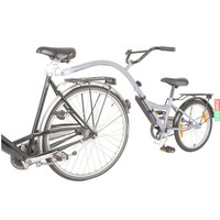 Trailer Bike 20" Kinderrad Nachläufer RH 28 cm Kinder Fahrrad | BIKE silber