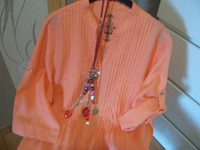 Longbluse Leinen Ulla Popken Gr.46/48 Top!!!