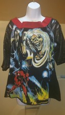 Ooak Iron Maiden Women's Top Custom Made Large / Xl Must See