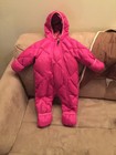 REI pink down snow suit/bunting size 12 months