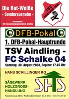 DFB-Pokal 2003/04 TSV Aindling - FC Schalke 04, 30.08.2003