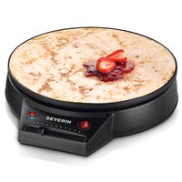 Severin CM 2198 Crêpes Maker schwarz 1000 Watt Antihaft-beschichtet