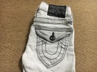 Girls Stretch True Religion Skinny Gray Jeans Size 7 Fits Size 5 Black Stich