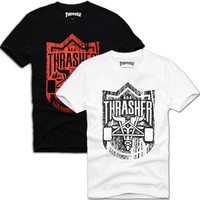 ★  THRASHER DARK FOREST GOAT ORIGINAL SKATE T-SHIRT Gr.S/M/L Oldskool trasher ★
