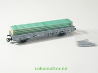 Märklin H0 aus 29484, Rungenwagen Bauart Ks, SBB, grau, Holzbretter, neu
