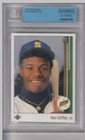 1989 UPPER DECK #1 KEN GRIFFEY JR. ROOKIE BGS AUTHENTIC ALTERED RC HOF HOT!