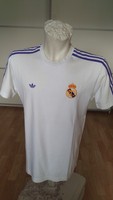 * RAR - Original RETRO 1980´s Adidas REAL MADRID Trikot Shirt - Gr. S M (46) *