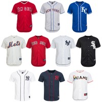 MLB Baseball Jersey Majestic Herren Trikot Marlins Mets Sox Yankees Angels neu
