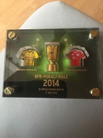 Pin Rahmen DFB Pokalfinale 17.Mai 2014 BVB - FC Bayern München Neu