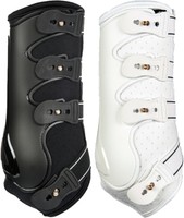 HKM Dressur Gamaschen Dance weiß schwarz VB WB