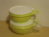 Tupperware 2x Mini Maximilian grün 2x 600 ml Schüssel NEU ovp