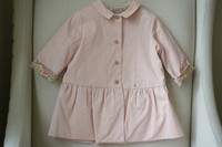 NANOS PALE PINK PEPLUM JACKET 18 MONTHS