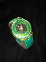 Armbanduhr Neon Swatch, 1983, Skelett, Neon Ring, Kult, Sammlerstück