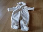 Infant Size 3 Months Carter's Snowsuit Snow Suit Hooded Pram White Bear Costume