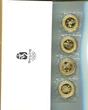 China 2008 4 Coin Olympic Plum Orchid Bamboo Chrysanthemum Proof Set