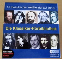 Die Klassiker-Hörbibliothek. 15 Klassiker der Weltliteratur auf 30 CD's