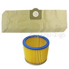 10 Hoover BAGS + FILTER for LIDL PARKSIDE Vacuum PNTS 1250 1300 1400 1500 A1 B1