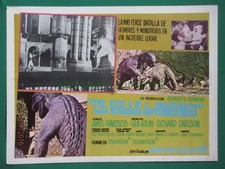 THE VALLEY OF GWANGI RAY HARRYHAUSEN MONSTERS ORIG SPANISH MEXICAN LOBBY CARD