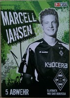 Autogrammkarte Borussia Mönchengladbach - MARCELL JANSEN -Legende