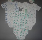 Baby boy clothes, Aden+Anais, 6-9 months, 3 different muslin onsies/SEE DETAILS!