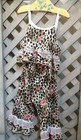 LAURA DARE Girls LEOPARD LOUNGE SET 2pc Pant CAMI 2T USA Pjs Pajamas