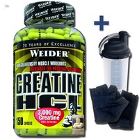 WEIDER CREATINE HCL 150 Kapseln 3000 mg KREATIN / Portion Pre Workout Booster