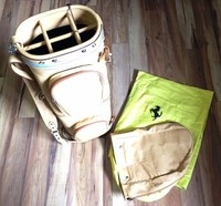 Golf Tasche Golfbag Ferrari FF GTC Lusso Original Schedoni beige NEU gondola