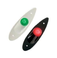 Positionslichter Backbord und Steuerbord mit versenkter Halterung, in Kunststoff