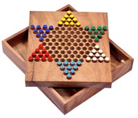 Stern Halma Chinese Checkers Strategiespiel Gesellschaftsspiel Brettspiel Gr. S 