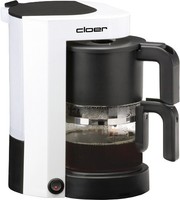 CLOER Kaffeeautomat Kaffeemaschine Kaffee 0,625l Edelstahl weiß
