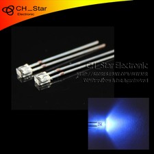 100pcs 2x3x4mm Square LED Diode Water Clear Purple/UV Light Rectangular