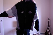 Vintage 90's La Los Angeles Kings Nhl Coat / Jacket 2 in 1 Combo Mens Medium