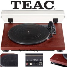 Teac TN-100 Turntable Vinyl Record Player w/ Preamp & USB Digital Output Cherry
