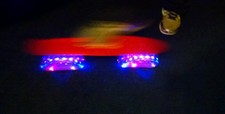 Look ~ Light Up Wheels Complete Style 22" Skateboard nice wheels