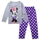 Baby Girl Clothes Kids Pajamas Set Sleepwear T-shirt Top Pants Nightwear Outfit