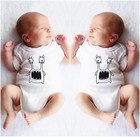 Newborn Baby Boy Girl One-piece Cotton Bodysuit Romper Jumpsuit Clothes 0-24M