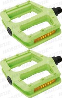 Contec MTB BMX Pedale N-Grind neogreen, coolgrey, neoblue, neoyellow, Rot 1Paar