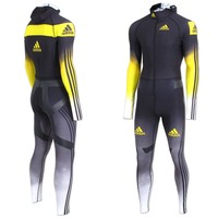 adidas Herren Techfit Powerweb Bob Suit Einteiler Wintersport Sprintsuit NEU