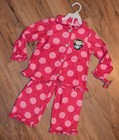 Girl's Carter's Fleece Shirt & Pants 2 Piece Pajamas Set ~ Pink ~ Penguin ~ 3T