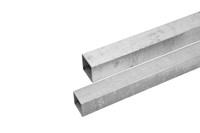 Stahlrohr Vierkantrohr Quadratrohr Hohlprofil Profilrohr verzinkt  500 - 1500 mm