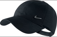 NIKE Basecap METAL SWOOSH Cap schwarz Hut verstellbare Baseball Kappe Mütze