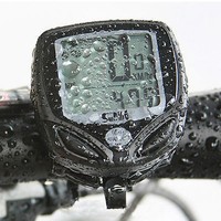 Fahrradcomputer Fahrradtacho Fahrrad Tachometer LCD kabellos Kilometerzähler