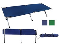 Feldbett 210 cm Metall Klappbett Campingbett Campingliege Liege XXL Neu #1637