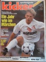 KICKER 66 - 14.8. 1989 Thomas Häßler Helmut Rahn Lautern-KSC 5:1 Bochum-HSV 3:1