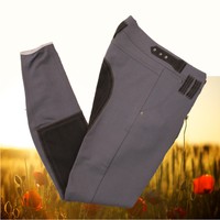 Reithose Sonnenreiter Cork,Vollbesatz Stiefelreithose, schlamm, Größe 72