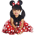 girls infant baby 6-12 months MINNIE MOUSE costume red white polka dots