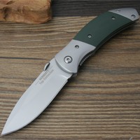 HERBERTZ 523411-G Taschenmesser Einhandmesser Klappmesser Green G10 Griff