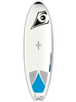 BicSurf "FISH" 5'10" Dura-Tec Wellenreiter Surfboard Surfbrett White Blue Neu