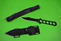  TAUCHERMESSER Messer mit Kunststoffscheide und Halteband