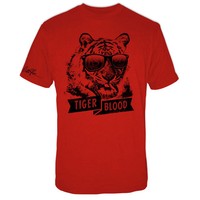 CHARLIE SHEEN - TIGER BLOOD - OFFICIAL MENS T SHIRT 
